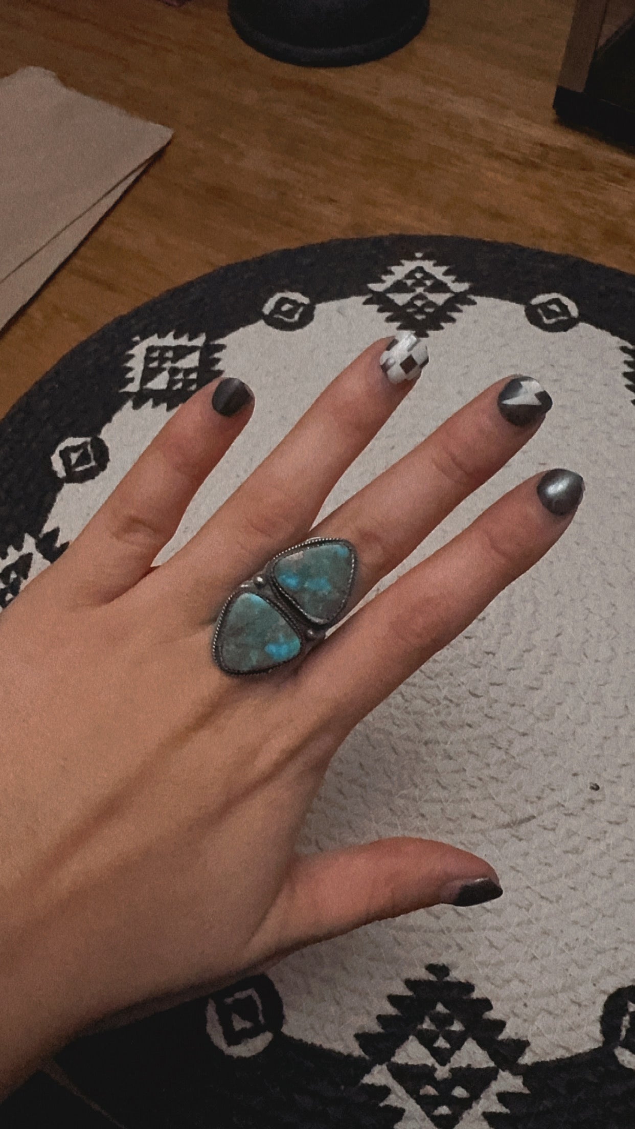 7 1/2 Kingman Turquoise Ring